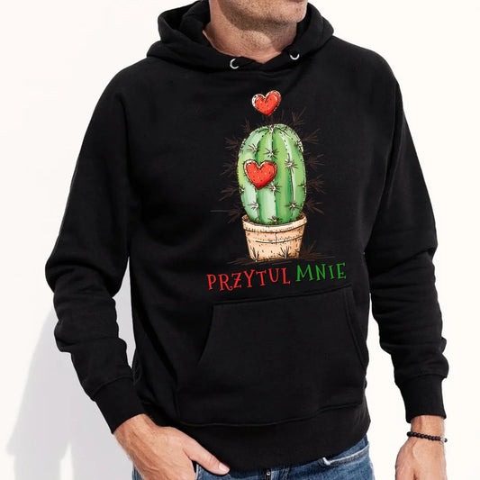 Przytul mnie | Bluza męska z kapturem W49 - StoryCups.pl