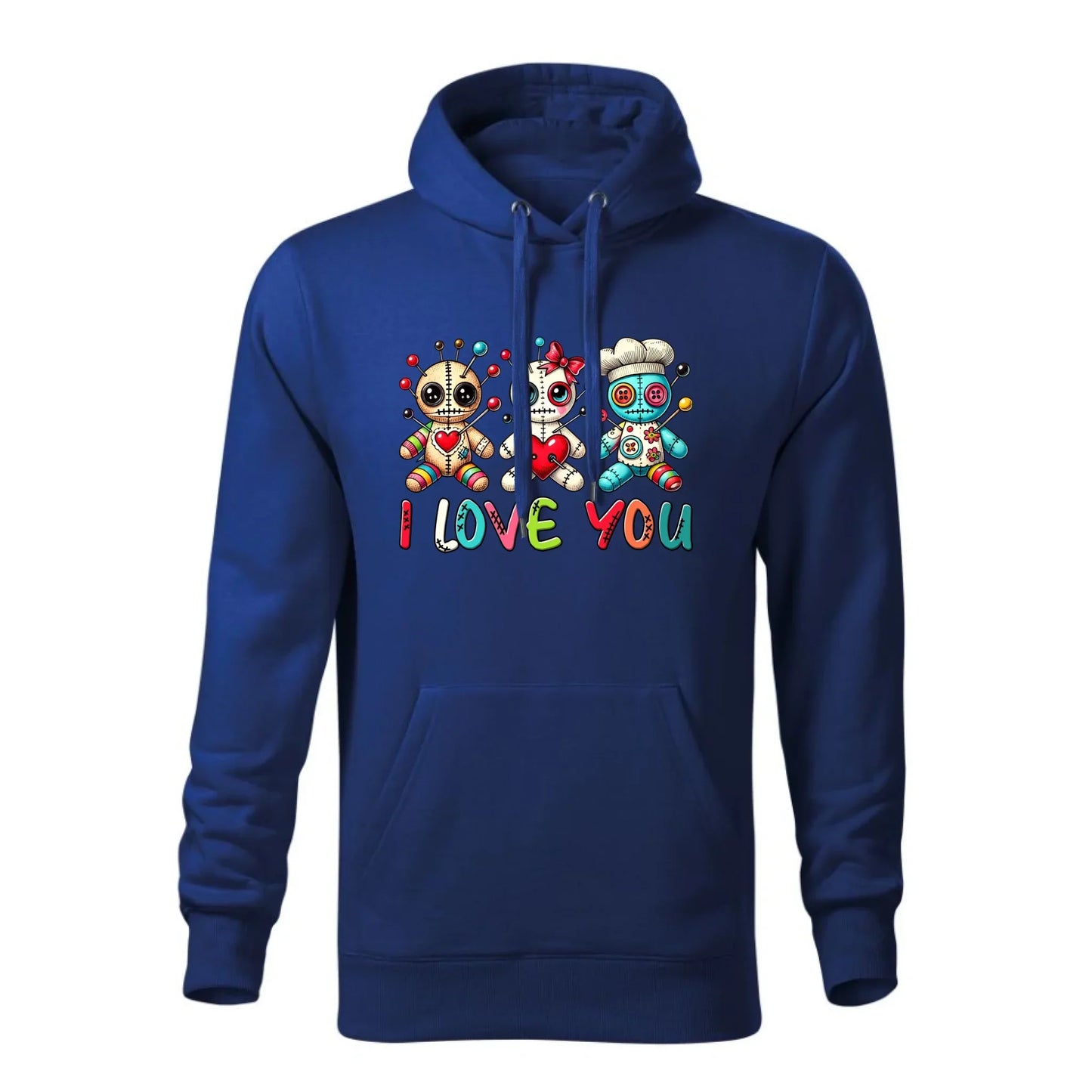 I Love You | Bluza męska z kapturem W52 - StoryCups.pl