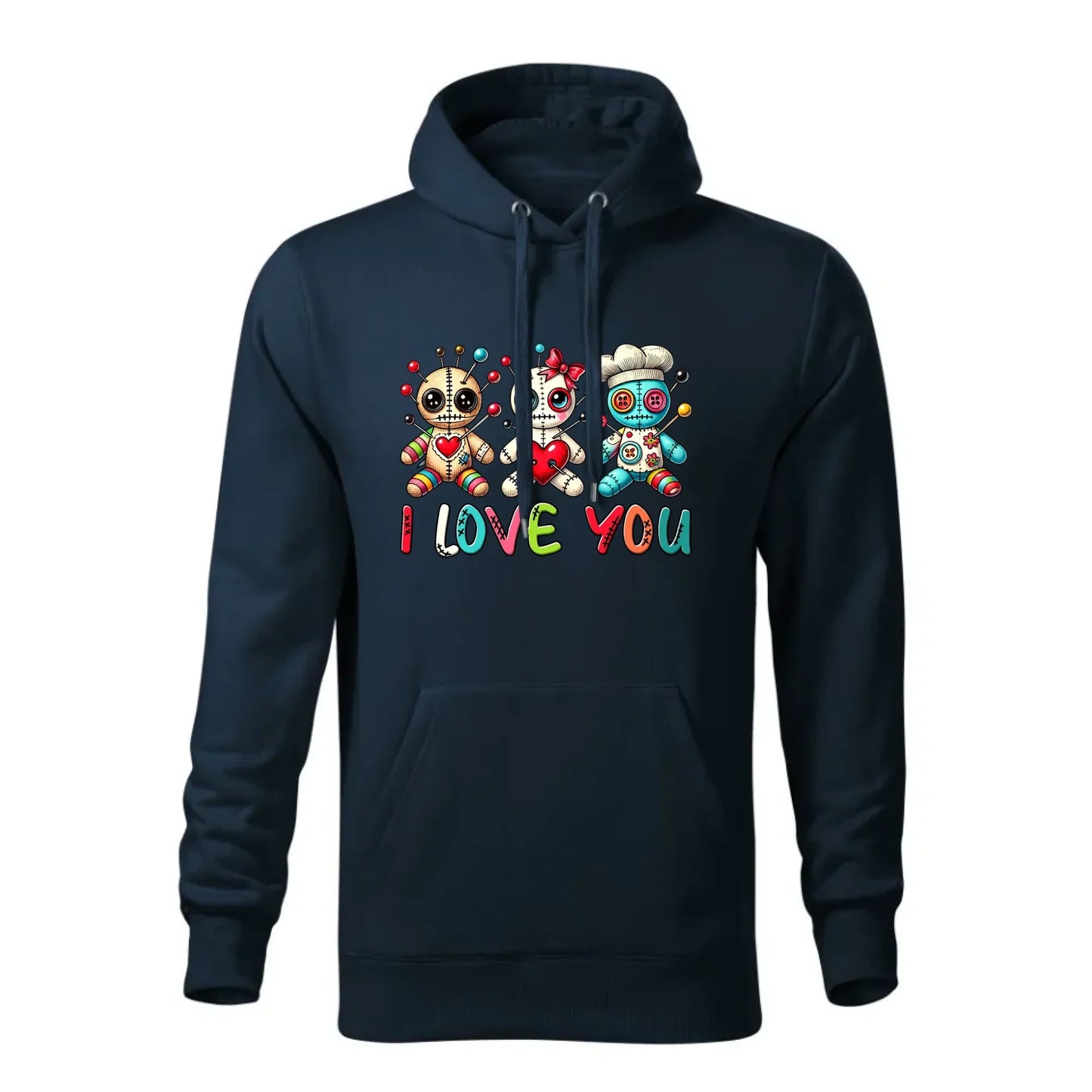I Love You | Bluza męska z kapturem W52 - StoryCups.pl