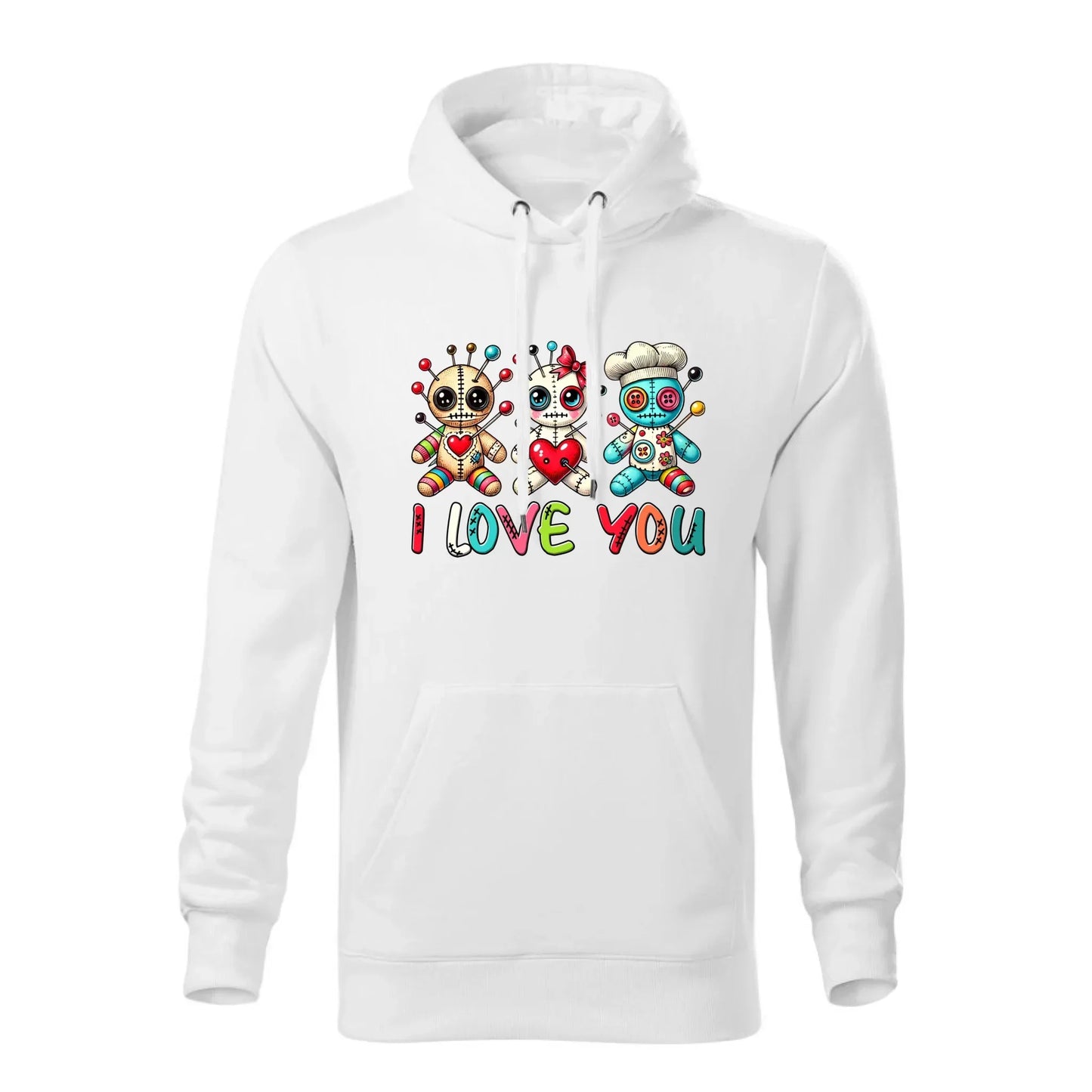 I Love You | Bluza męska z kapturem W52 - StoryCups.pl