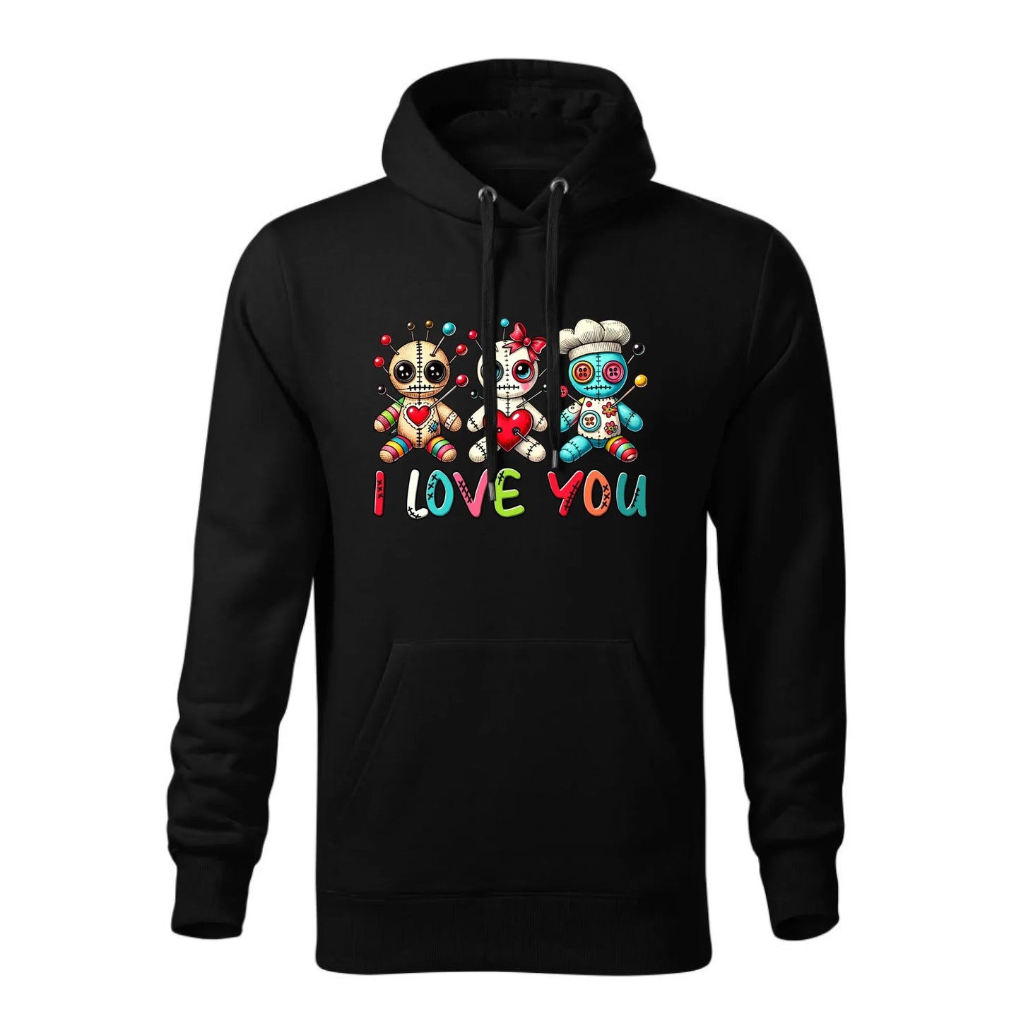 I Love You | Bluza męska z kapturem W52 - StoryCups.pl