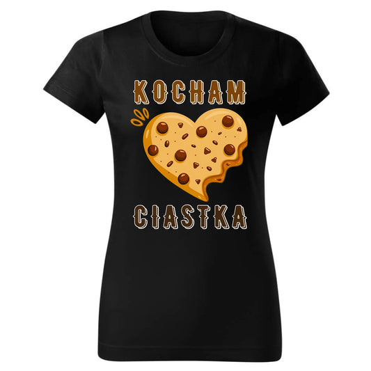 Kocham ciastka | Koszulka damska W53 - StoryCups.pl