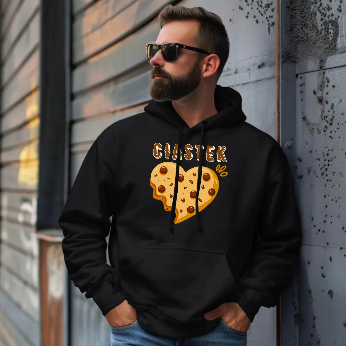 Męska bluza z kapturem na prezent