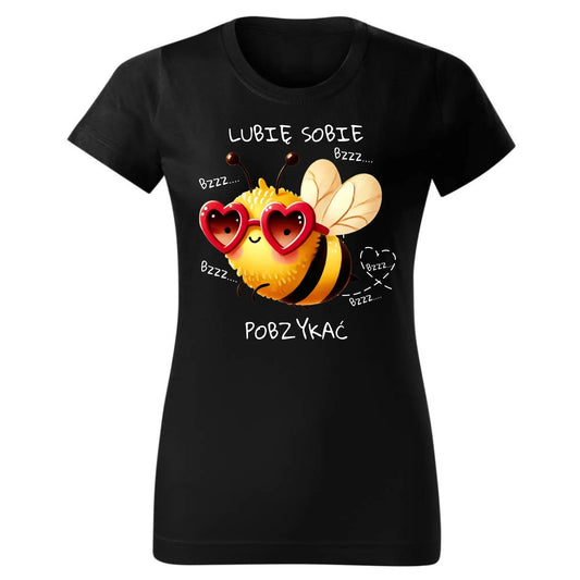 Lubię sobie pobzykać | Koszulka damska W51 - StoryCups.pl