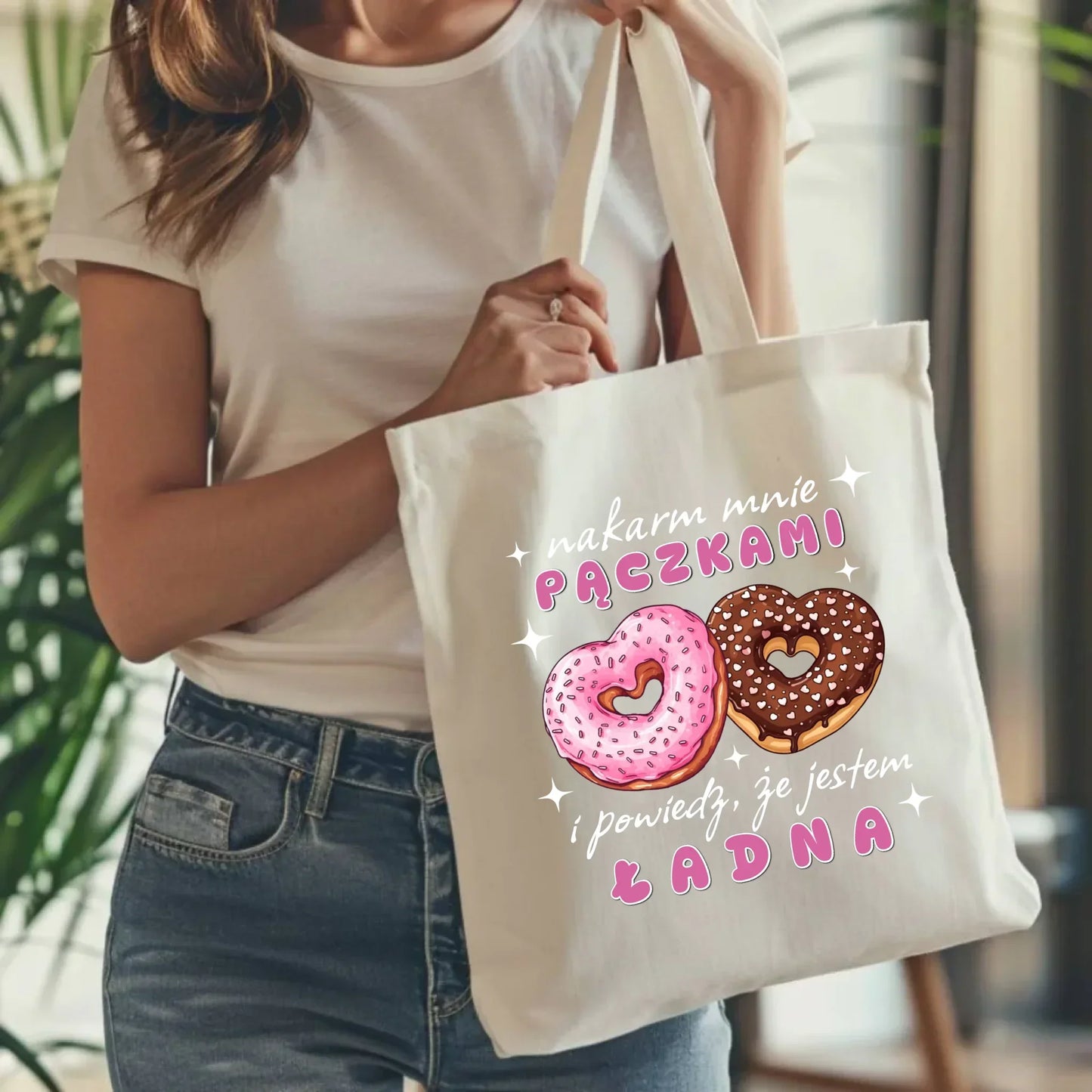 Nakarm mnie pączkami | Torba W59 - StoryCups.pl