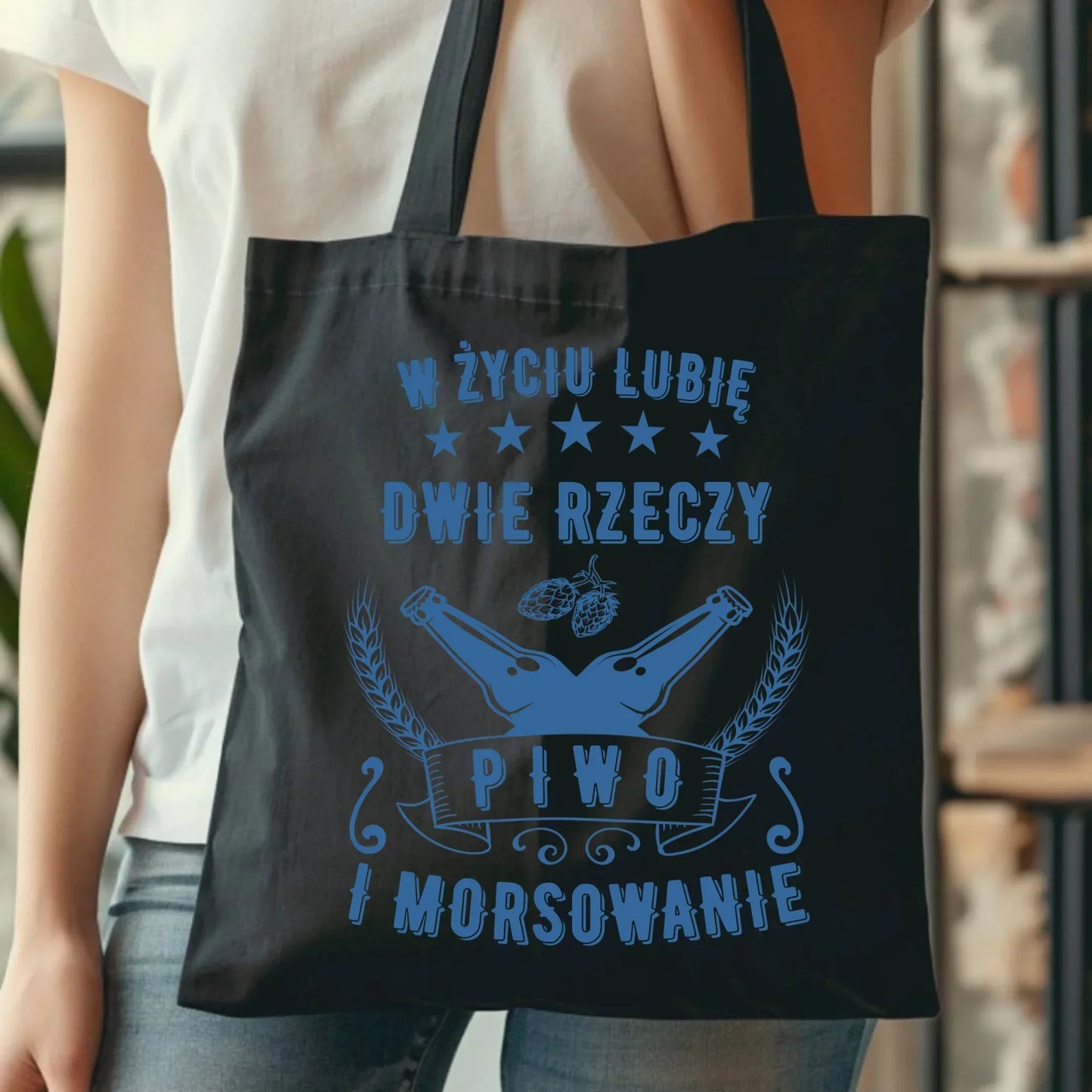 W życiu lubię dwie rzeczy piwo i morsowanie | Torba HM09 - StoryCups.pl