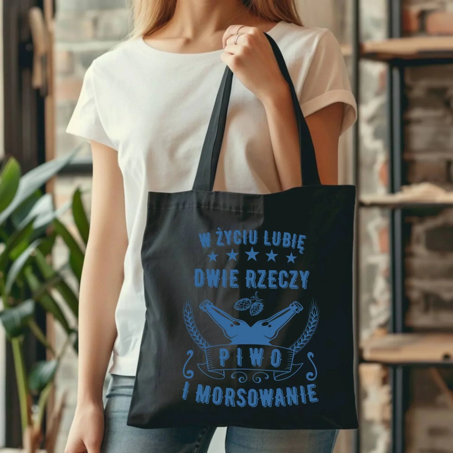 W życiu lubię dwie rzeczy piwo i morsowanie | Torba HM09 - StoryCups.pl