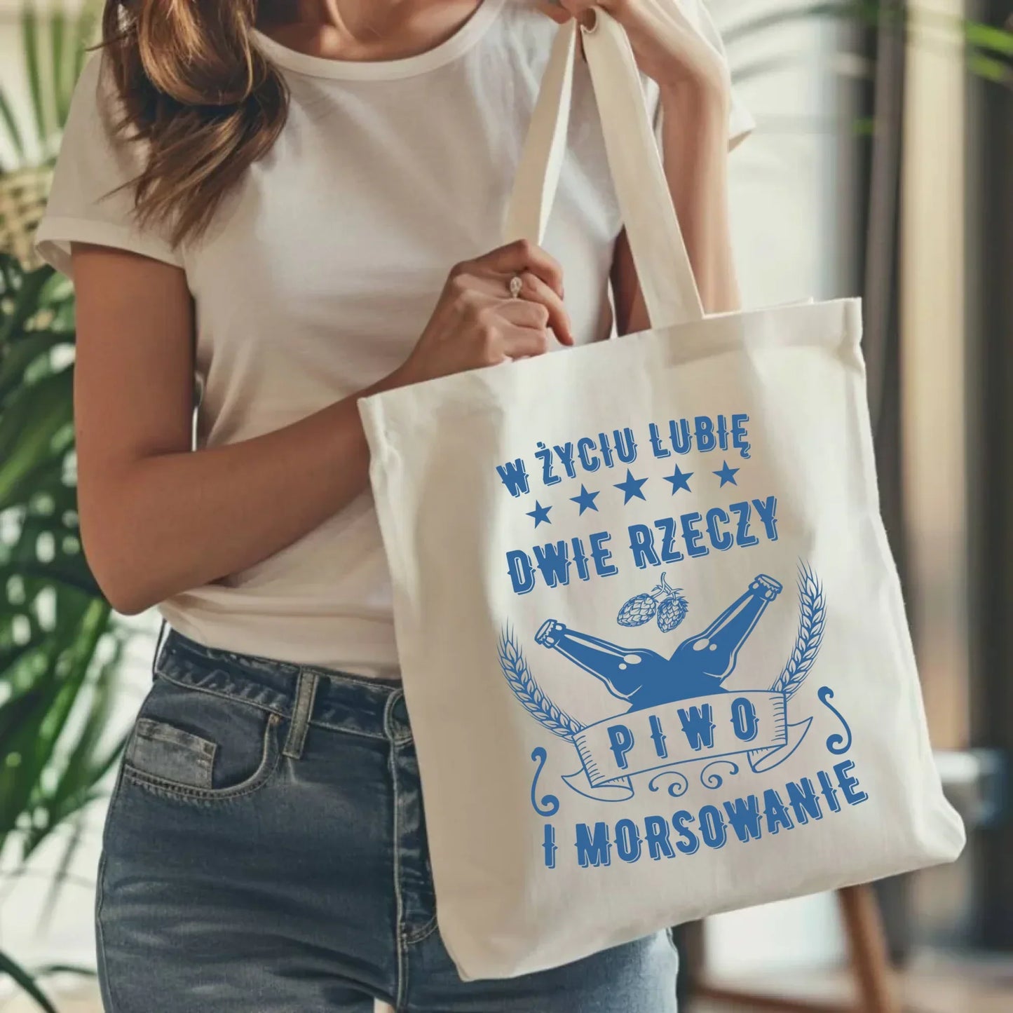 W życiu lubię dwie rzeczy piwo i morsowanie | Torba HM09 - StoryCups.pl
