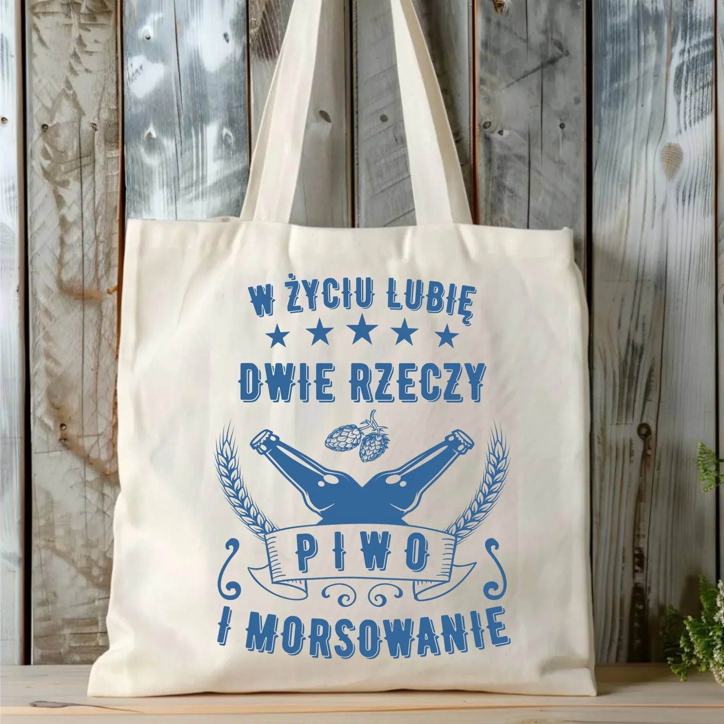 W życiu lubię dwie rzeczy piwo i morsowanie | Torba HM09 - StoryCups.pl