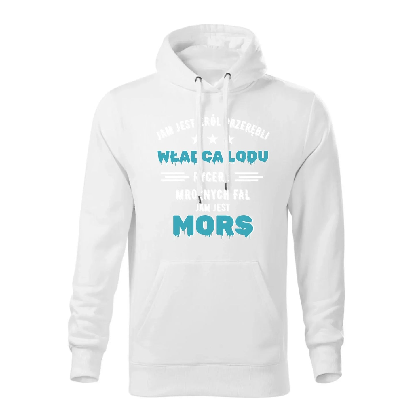Jam jest Król przerębli władca lodu jam jest mors | Bluza męska z kapturem HM13 - StoryCups.pl