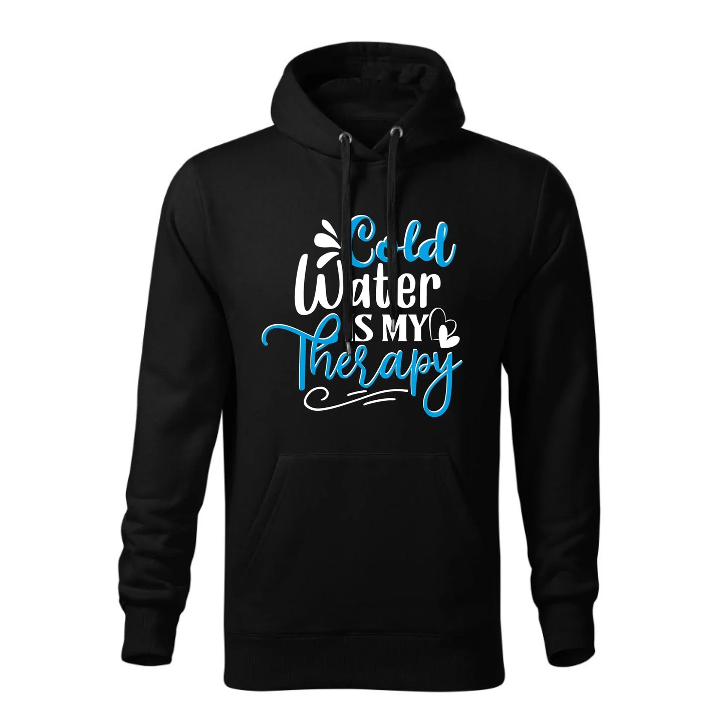 Cold water is my therapy | Bluza męska z kapturem HM14 - StoryCups.pl