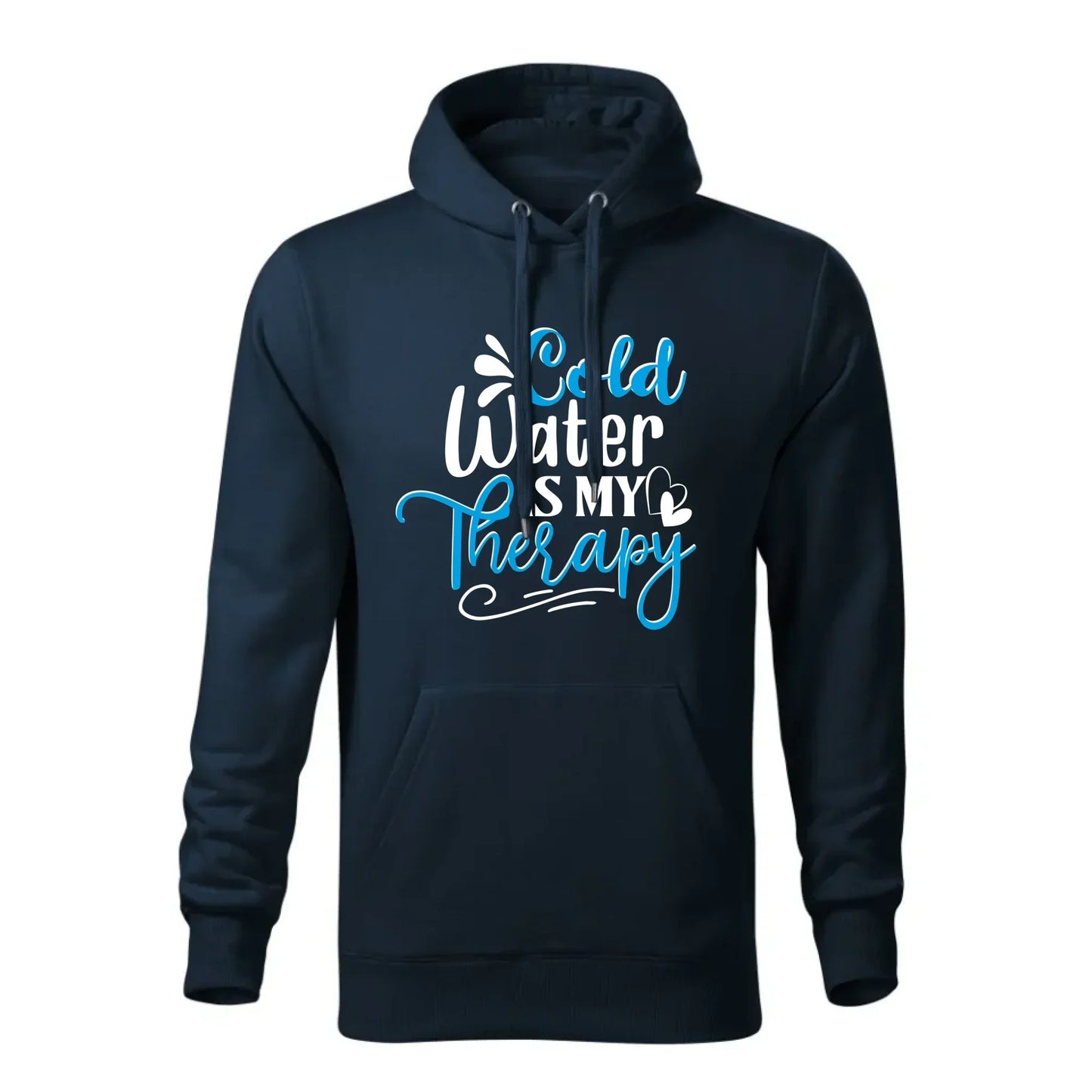 Cold water is my therapy | Bluza męska z kapturem HM14 - StoryCups.pl