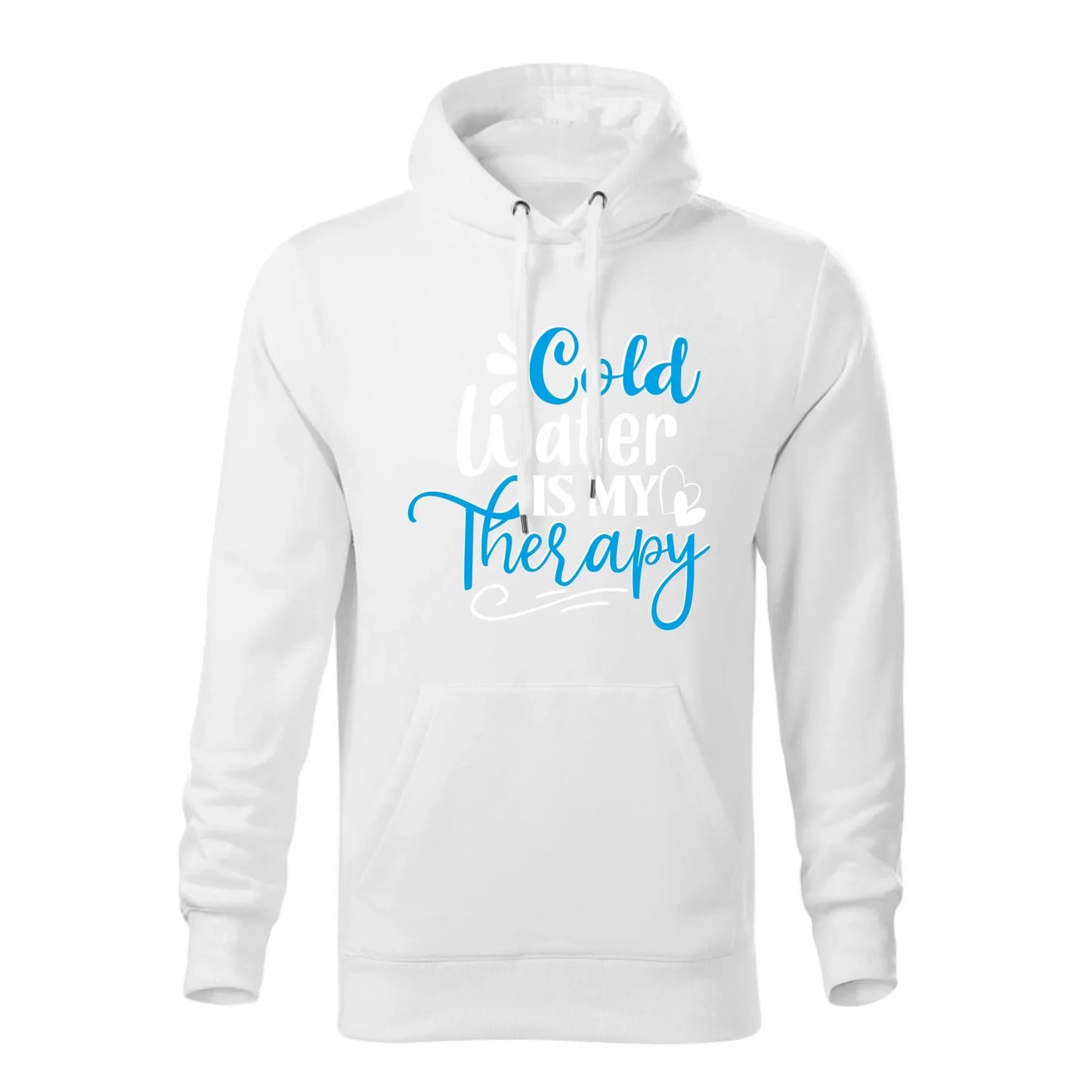 Cold water is my therapy | Bluza męska z kapturem HM14 - StoryCups.pl