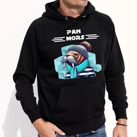 Pan Mors | Bluza męska z kapturem HM15 - StoryCups.pl