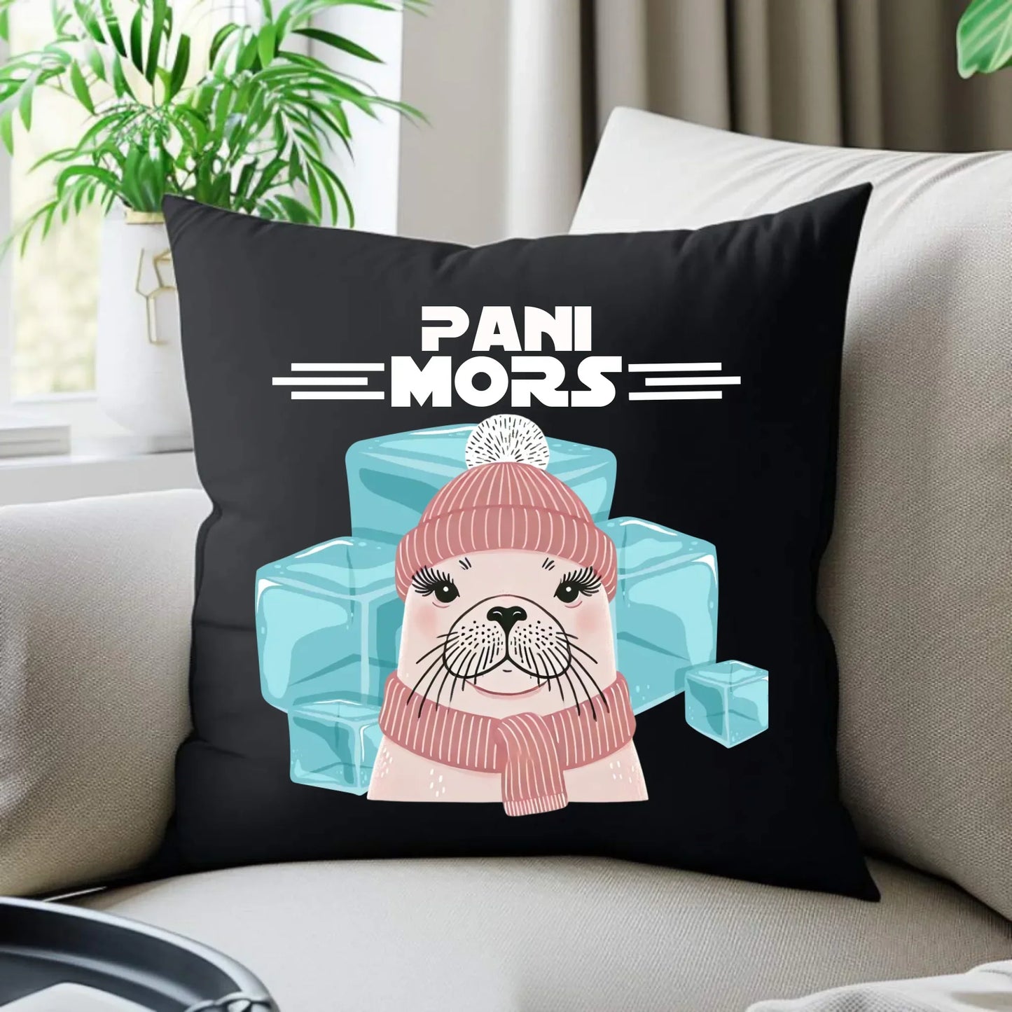 Pani Mors | Poduszka dekoracyjna HM16 - StoryCups.pl