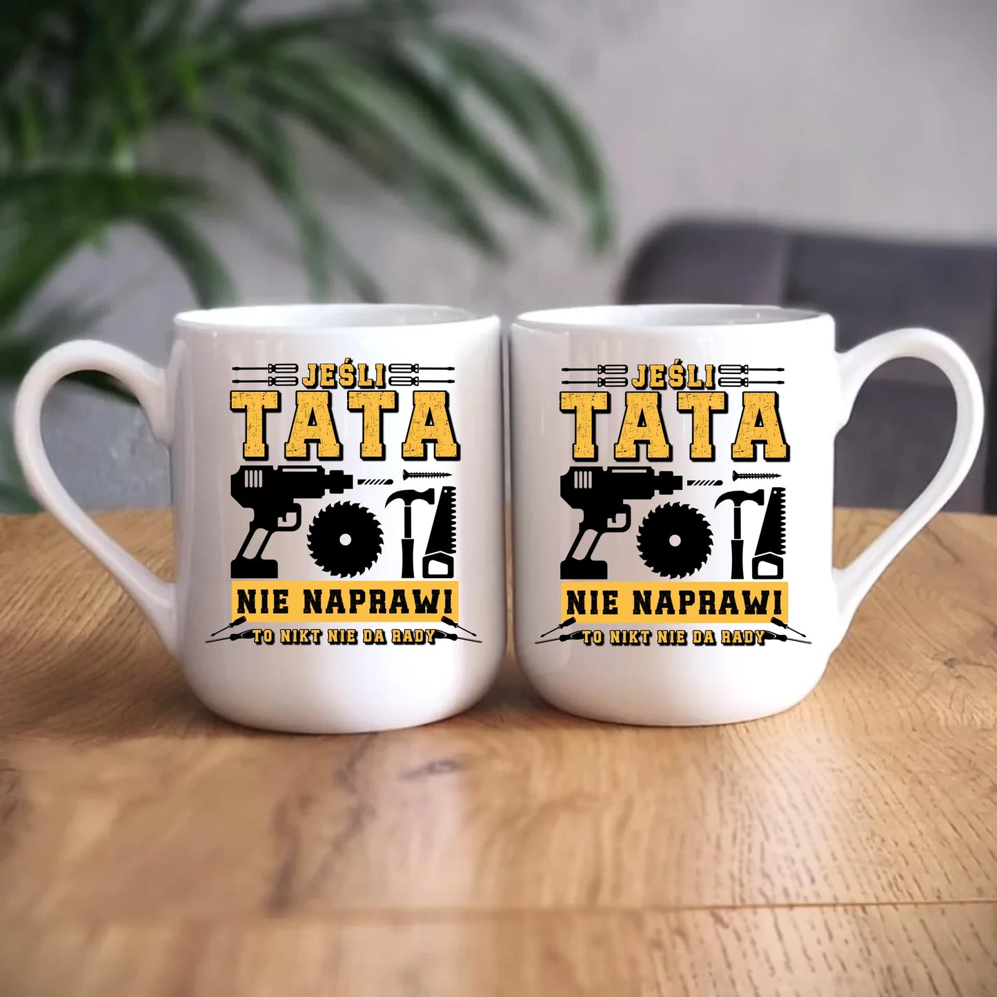 Personalizowany kubek kawowy dla taty prezent na Dzień Ojca Święta Urodziny