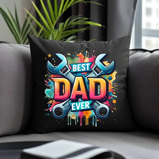 Best Dad Ever | Poduszka dekoracyjna dla taty DT58 - StoryCups.pl