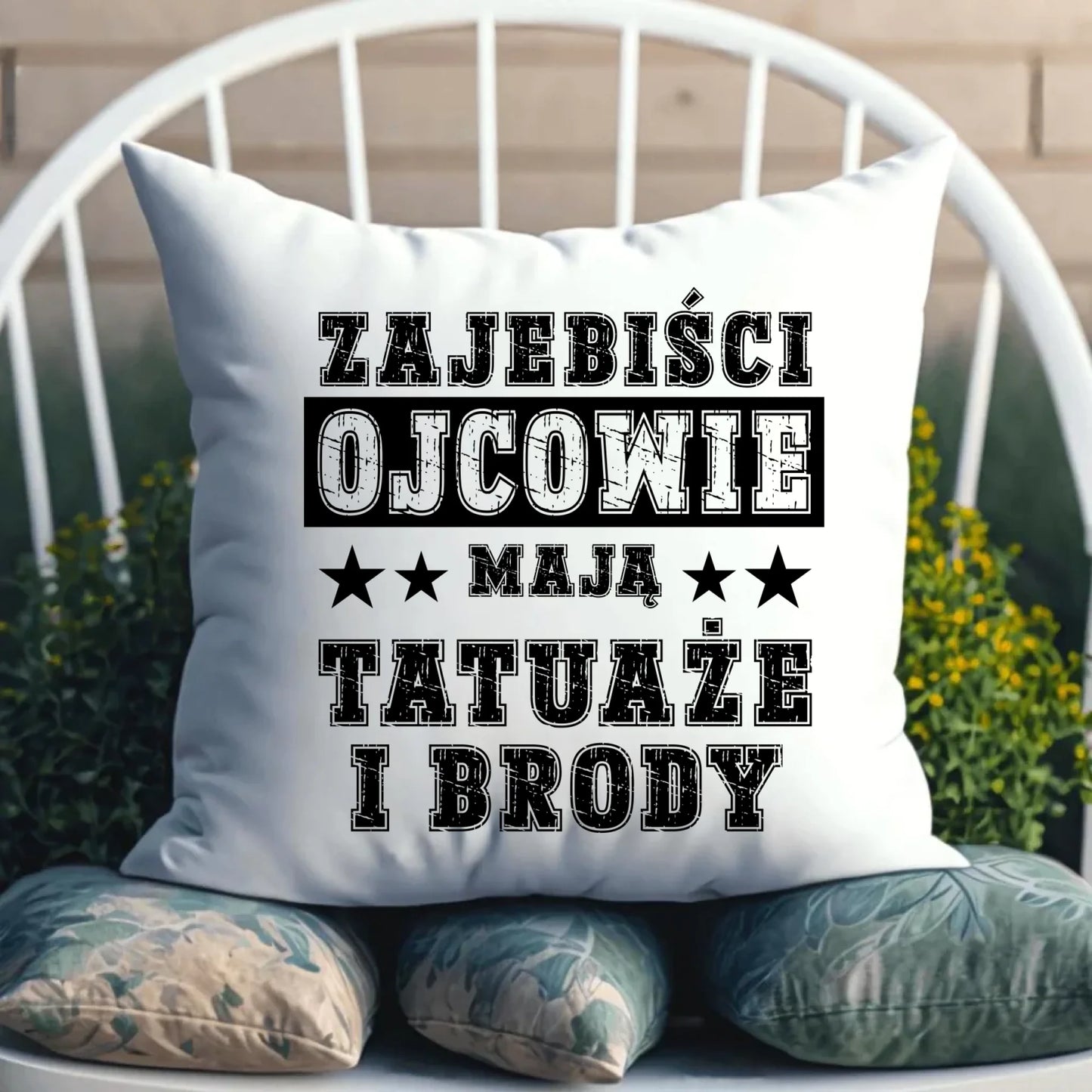Personalizowana poduszka dla taty prezent na Dzień Ojca Święta Urodziny