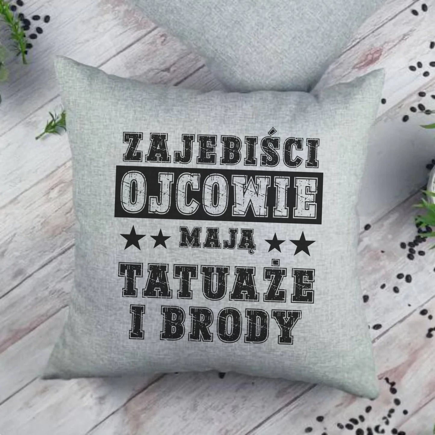 Personalizowana duża poduszka dla taty prezent na Dzień Ojca Święta Urodziny
