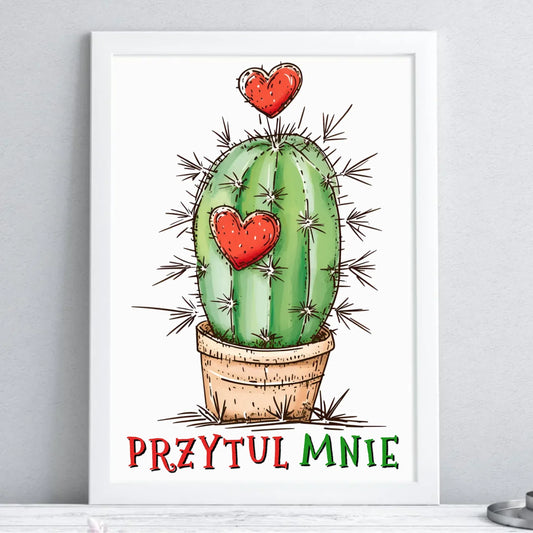 Przytul mnie | Plakat w ramie W49 - StoryCups.pl