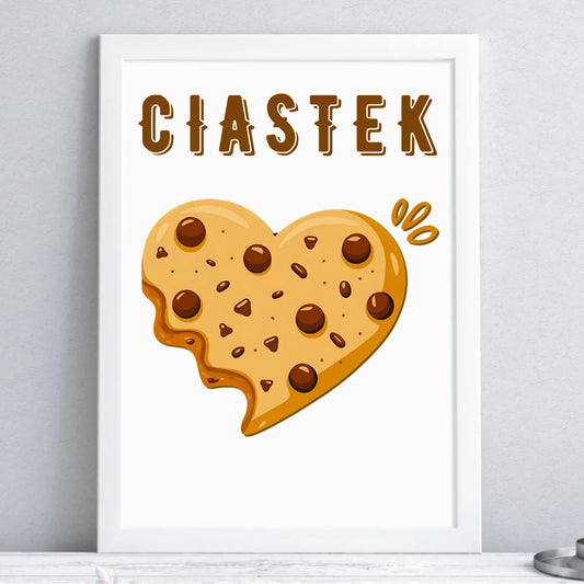 Ciastek | Plakat w ramie W54 - StoryCups.pl