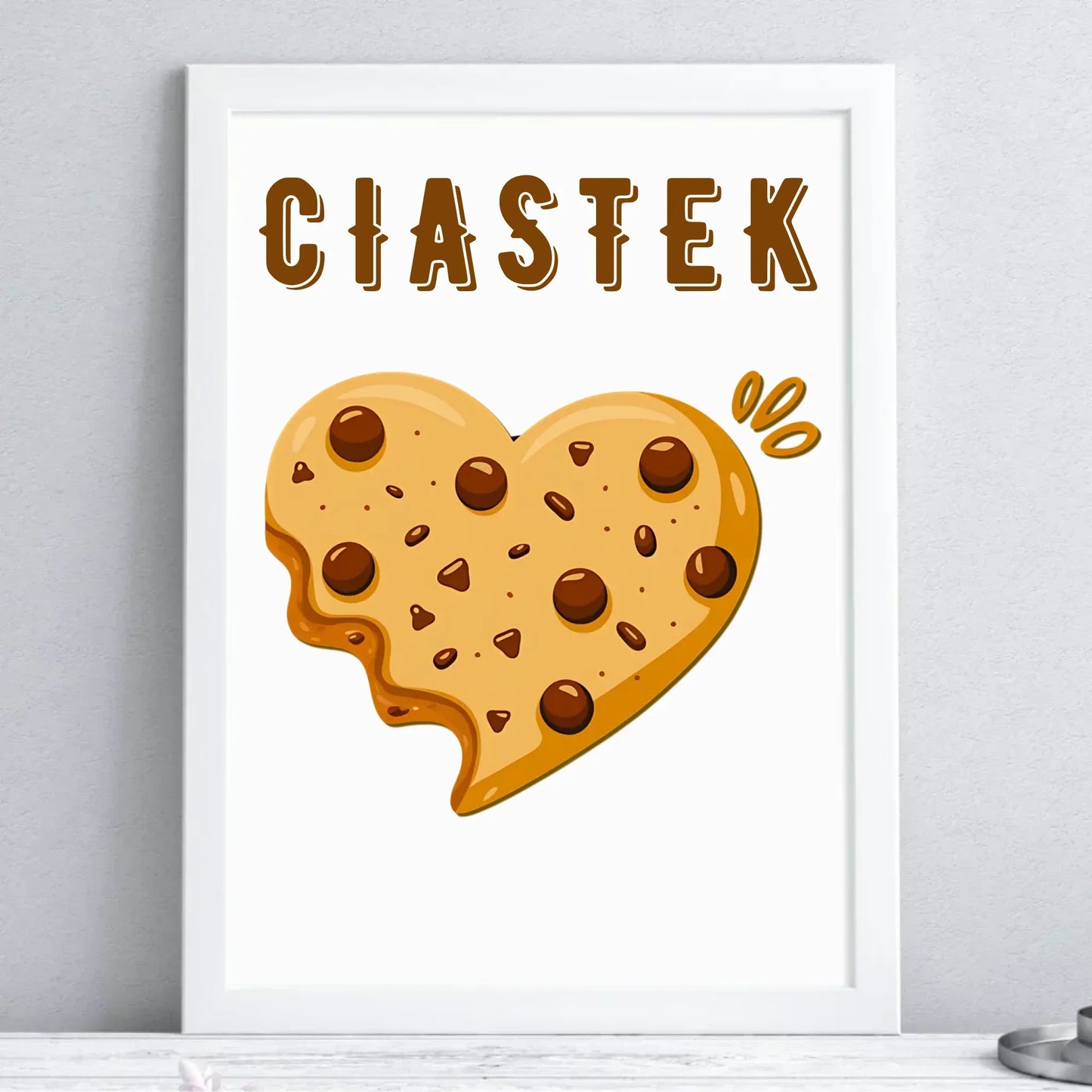 Ciastek | Plakat w ramie W54 - StoryCups.pl