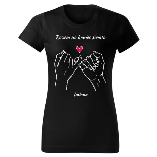 Razem na koniec świata | Koszulka damska W60 - StoryCups.pl