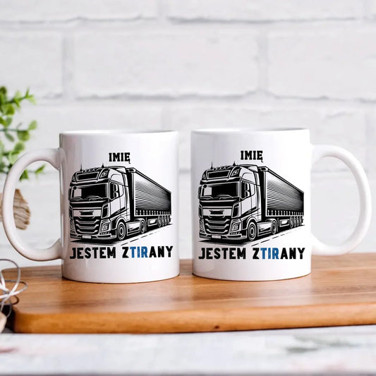 Jestem zTIRany | Kubek dla kierowcy tira ZKT01 - StoryCups.pl