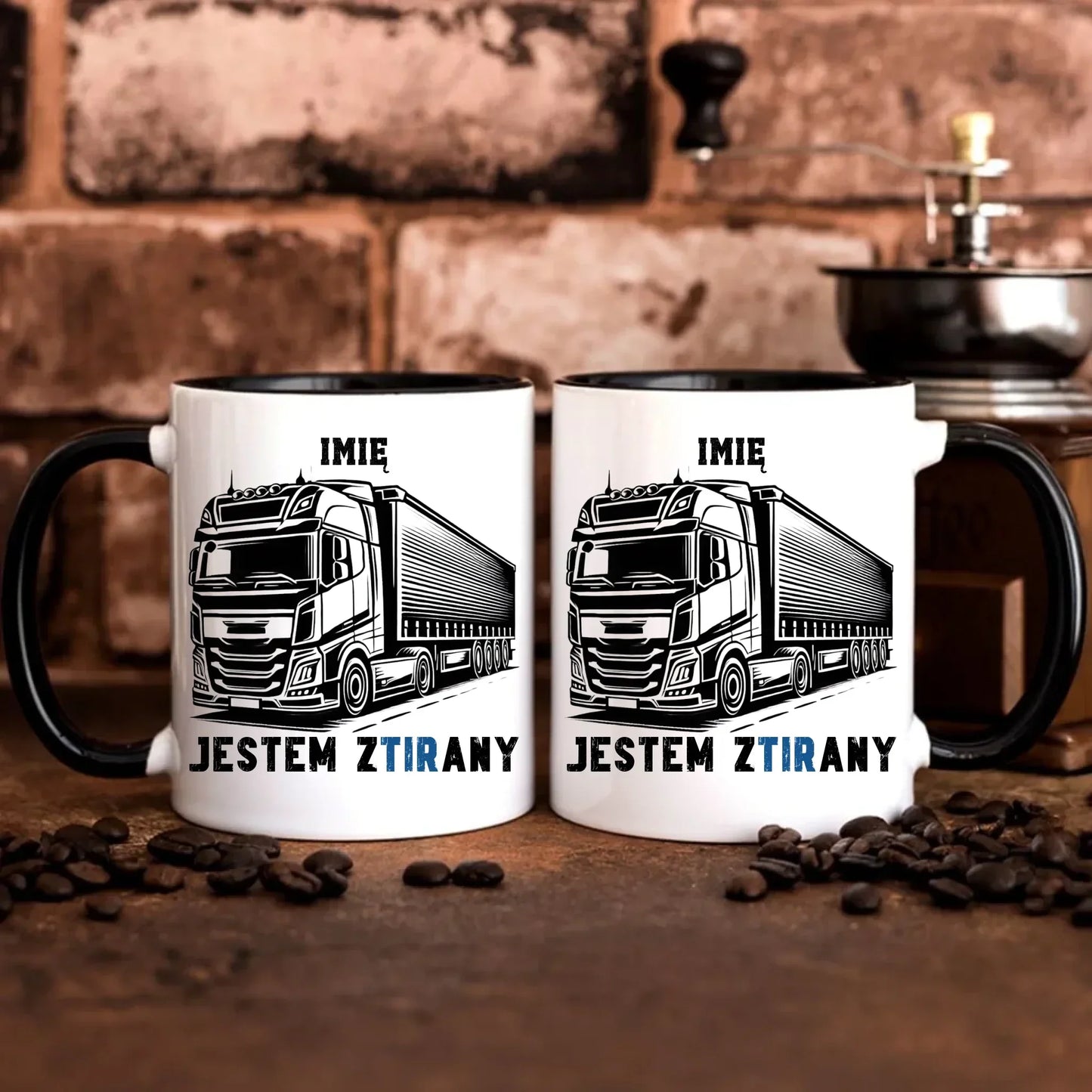 Jestem zTIRany | Kubek dla kierowcy tira ZKT01 - StoryCups.pl
