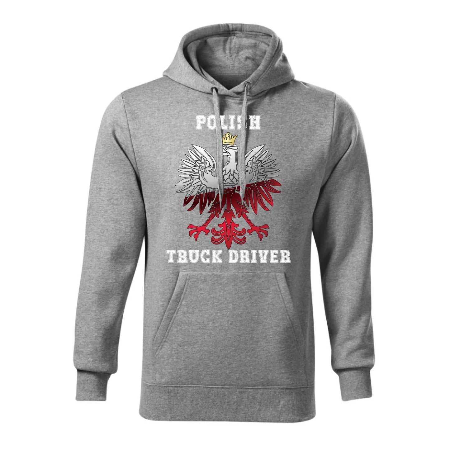 Polish Truck Driver | Bluza męska z kapturem dla kierowcy tira ZKT06 - StoryCups.pl