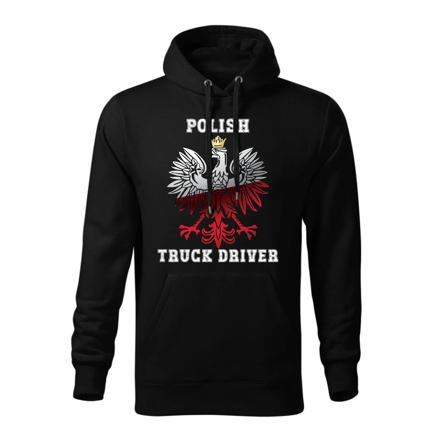 Polish Truck Driver | Bluza męska z kapturem dla kierowcy tira ZKT06 - StoryCups.pl