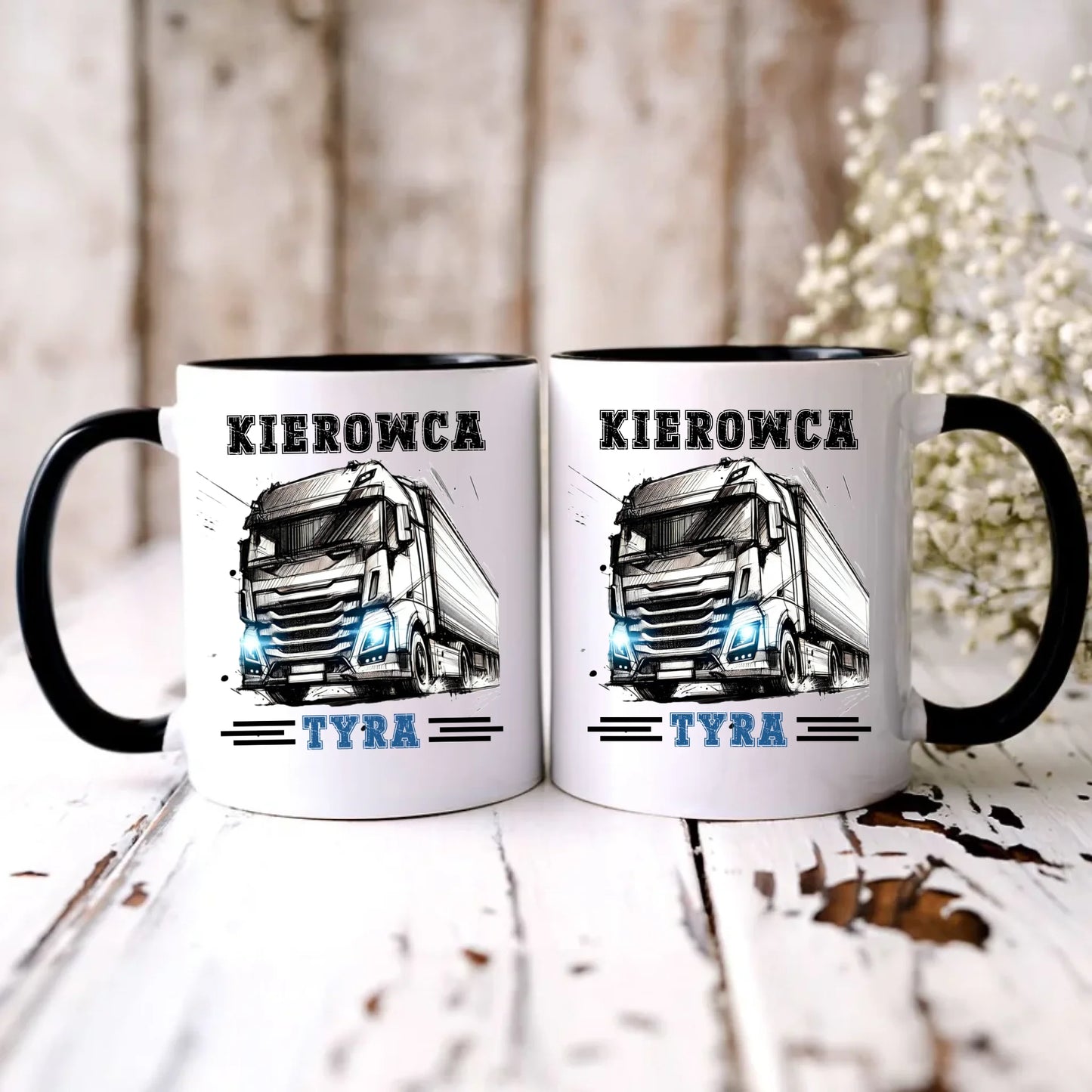 Zestaw poduszka i kubek dla kierowcy