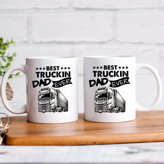 Best truckin dad ever | Kubek dla kierowcy tira ZKT09 - StoryCups.pl
