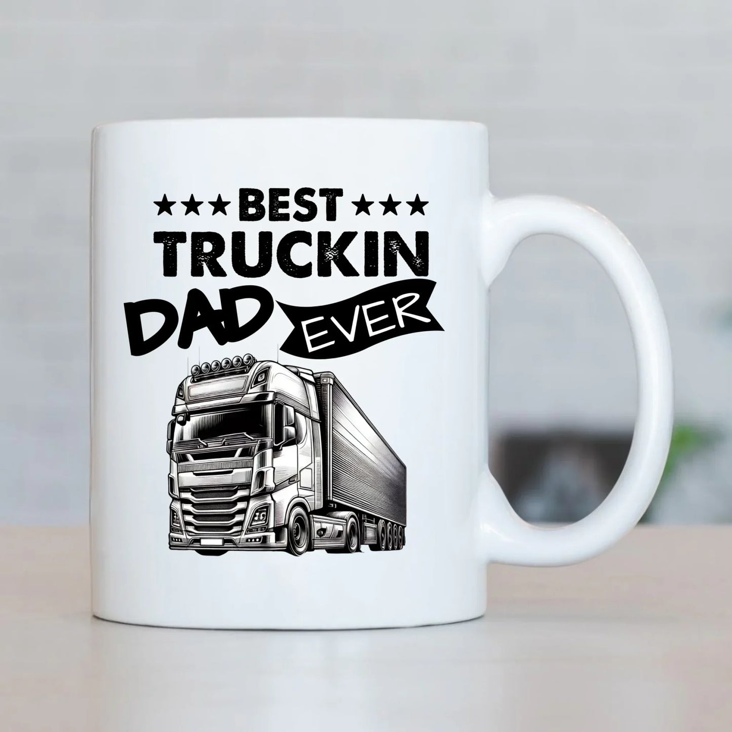 Best truckin dad ever | Kubek dla kierowcy tira ZKT09 - StoryCups.pl