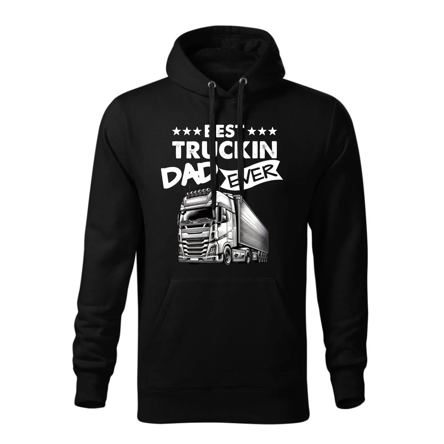 Best truckin dad ever | Bluza męska z kapturem dla kierowcy tira ZKT09 - StoryCups.pl
