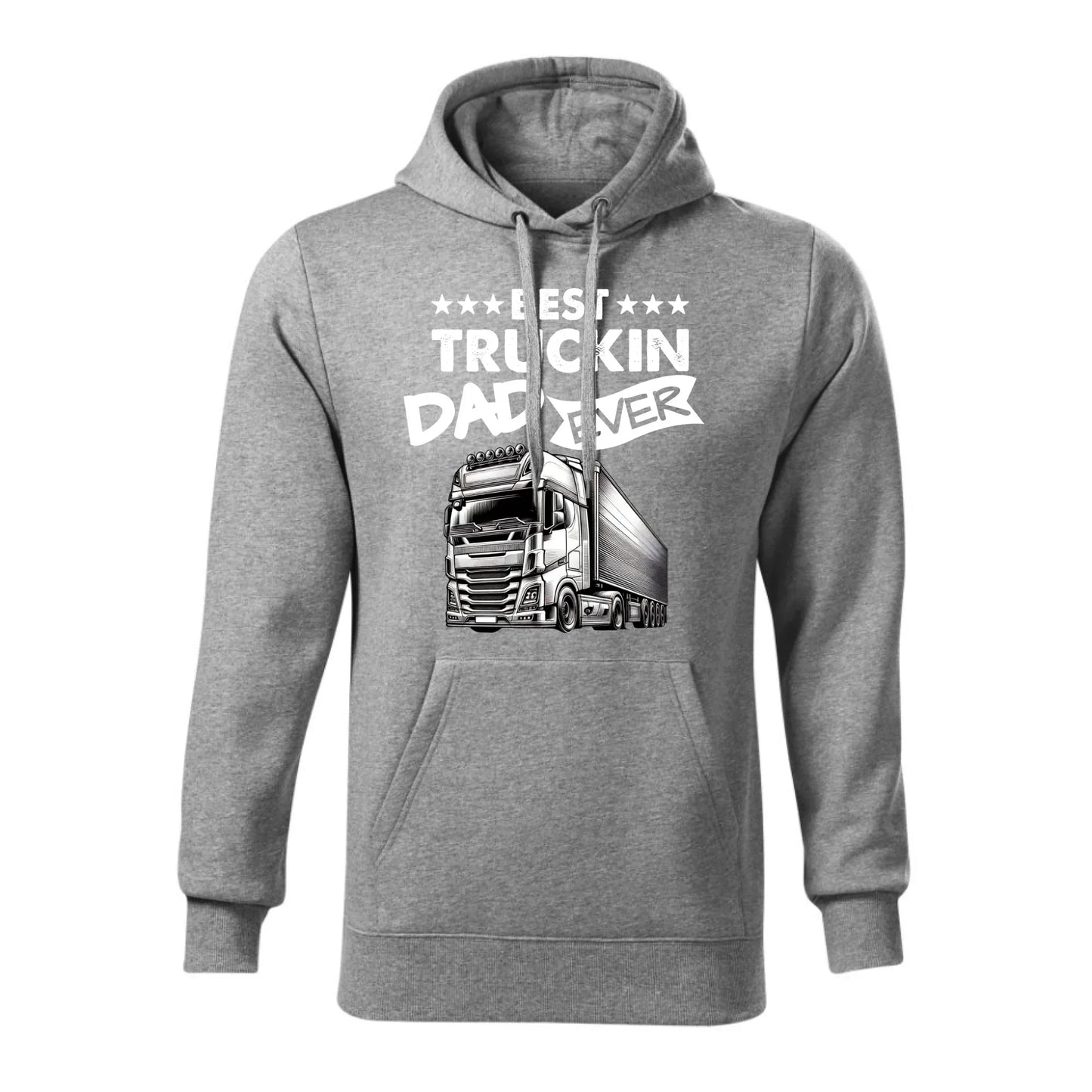 Best truckin dad ever | Bluza męska z kapturem dla kierowcy tira ZKT09 - StoryCups.pl