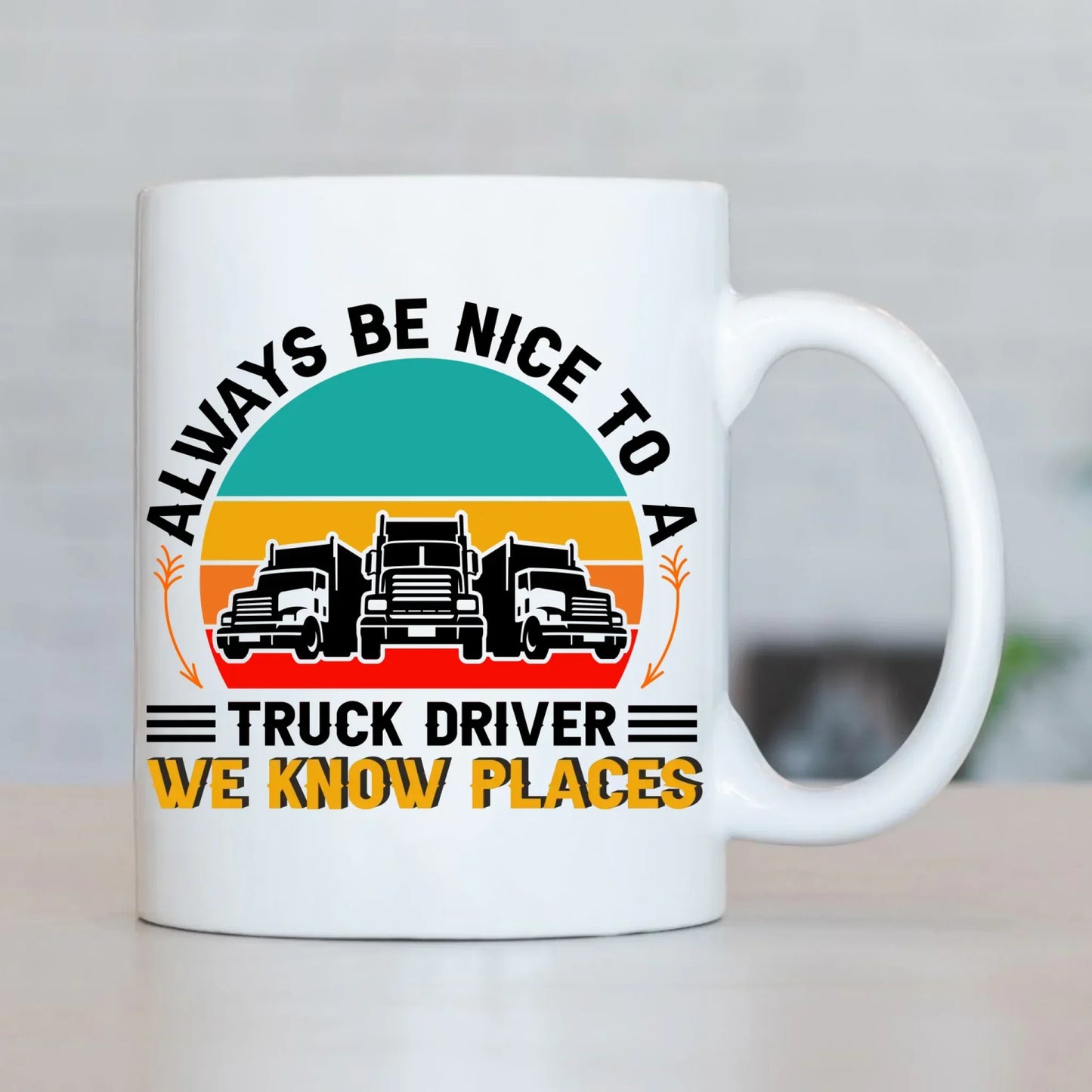 Truck driver | Kubek dla kierowcy tira ZKT10 - StoryCups.pl