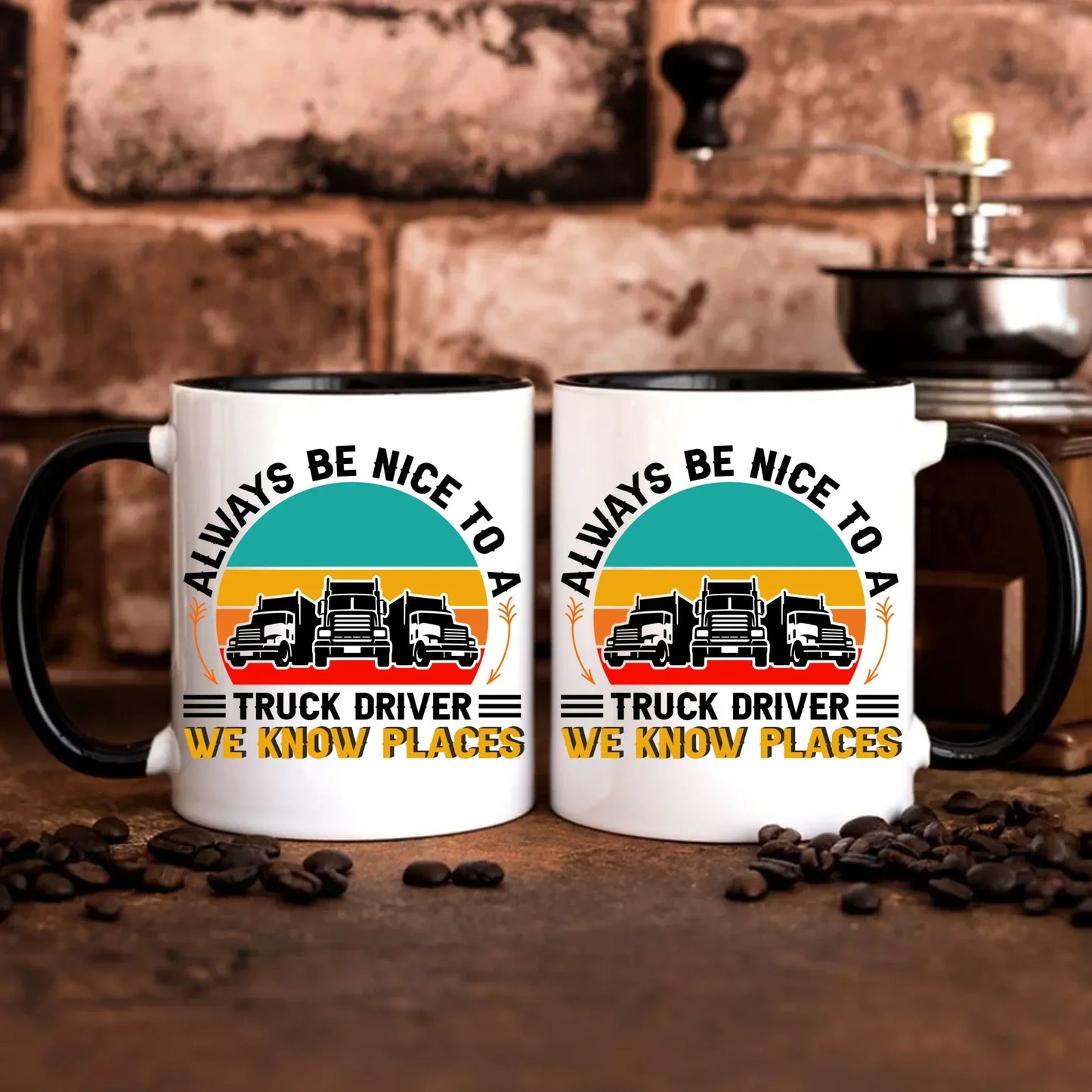 Truck driver | Kubek dla kierowcy tira ZKT10 - StoryCups.pl