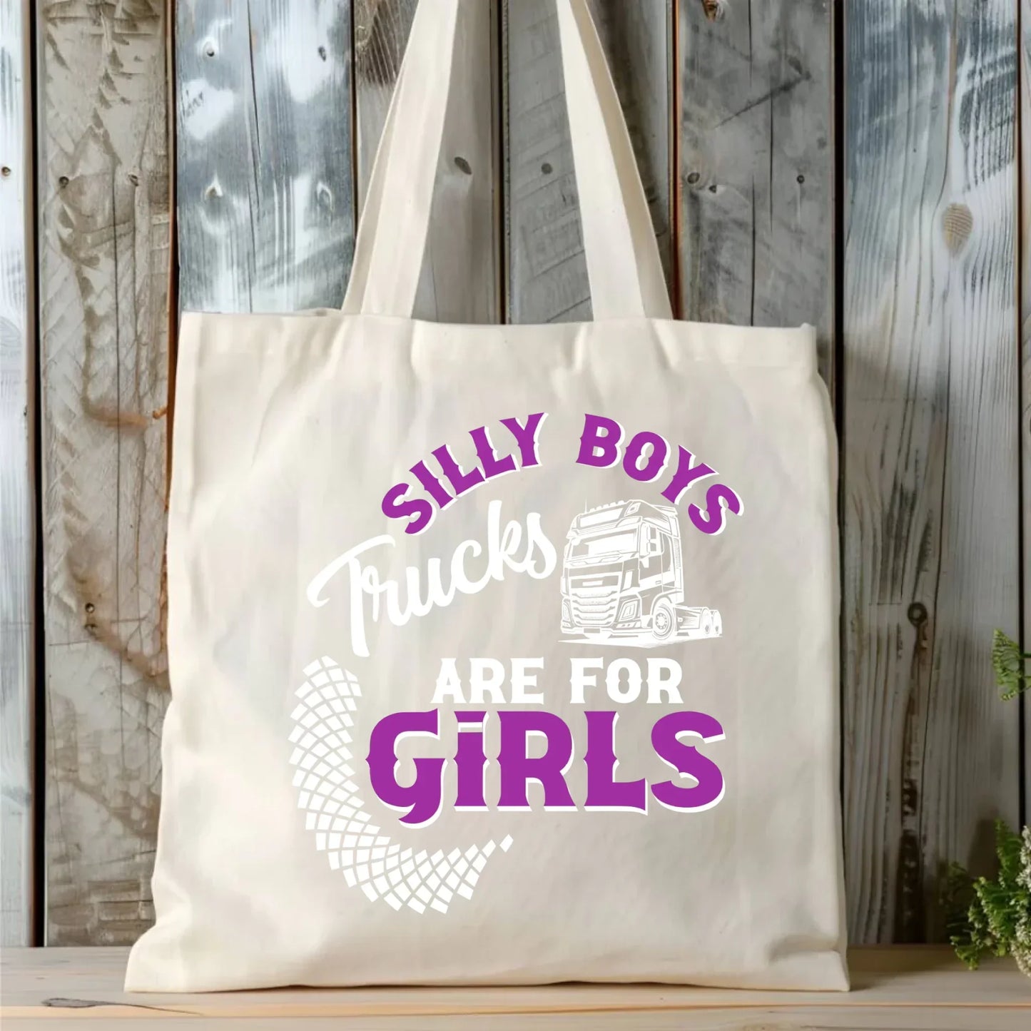 Silly boys trucks are for girls | Torba dla kierowcy tira ZKT11 - StoryCups.pl