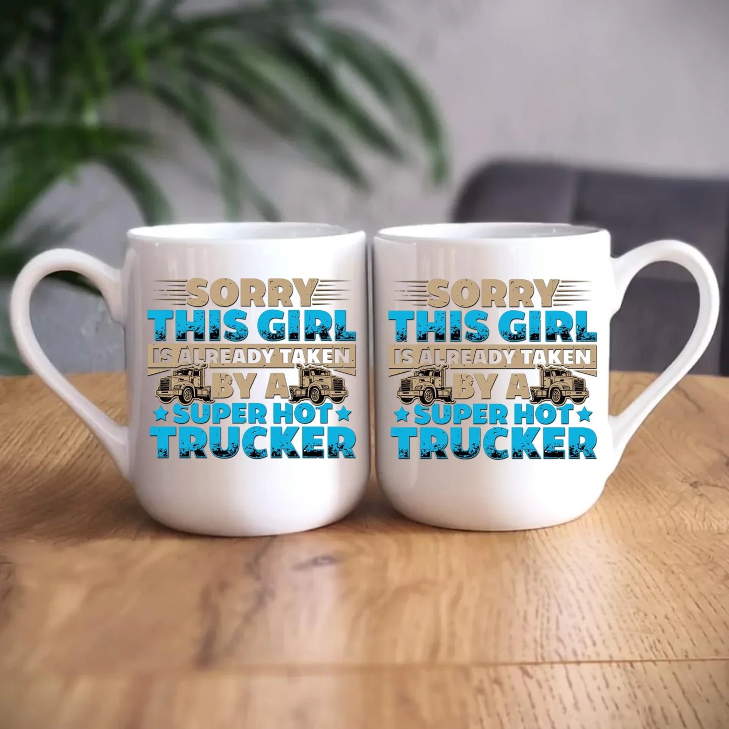 Ta dziewczyna jest już zajęta | Kubek dla truckerki ZKT12 - StoryCups.pl