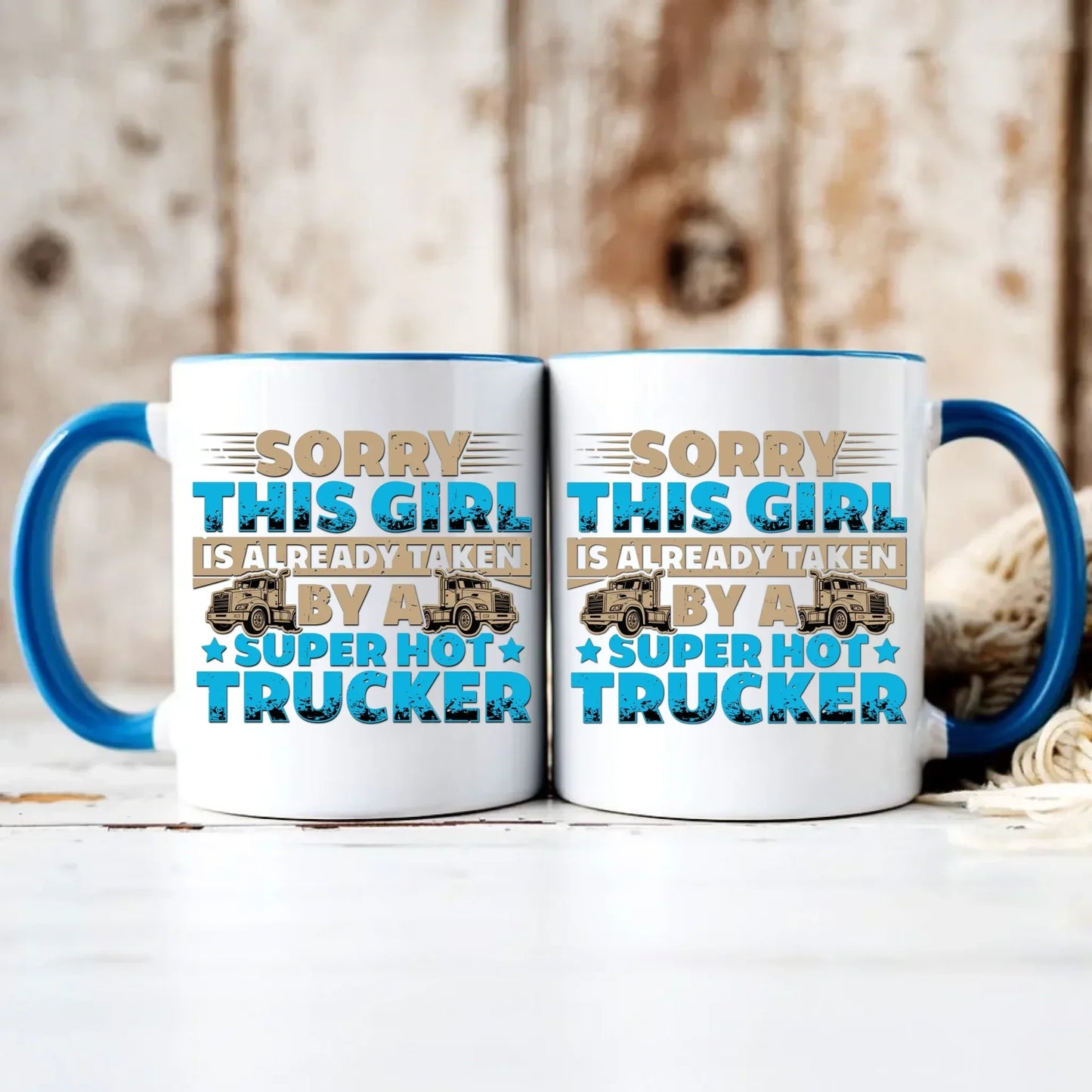 Ta dziewczyna jest już zajęta | Kubek dla truckerki ZKT12 - StoryCups.pl