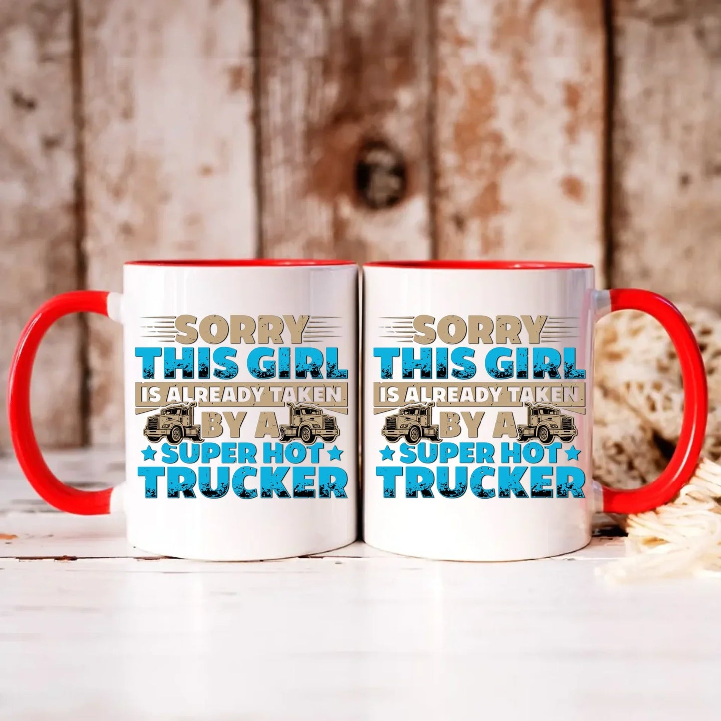 Ta dziewczyna jest już zajęta | Kubek dla truckerki ZKT12 - StoryCups.pl