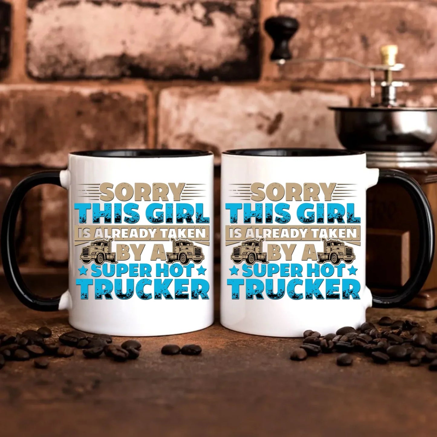 Ta dziewczyna jest już zajęta | Kubek dla truckerki ZKT12 - StoryCups.pl