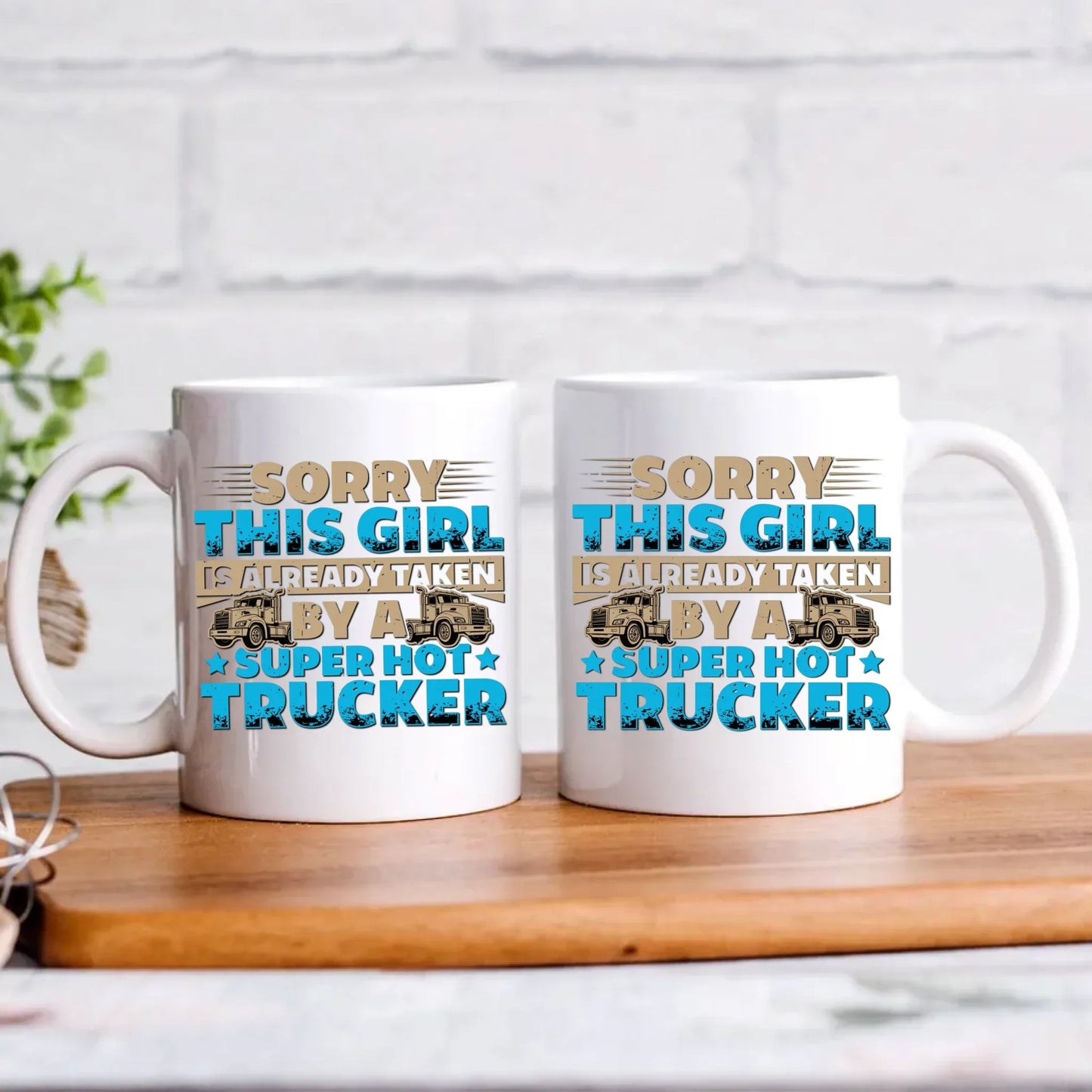 Ta dziewczyna jest już zajęta | Kubek dla truckerki ZKT12 - StoryCups.pl