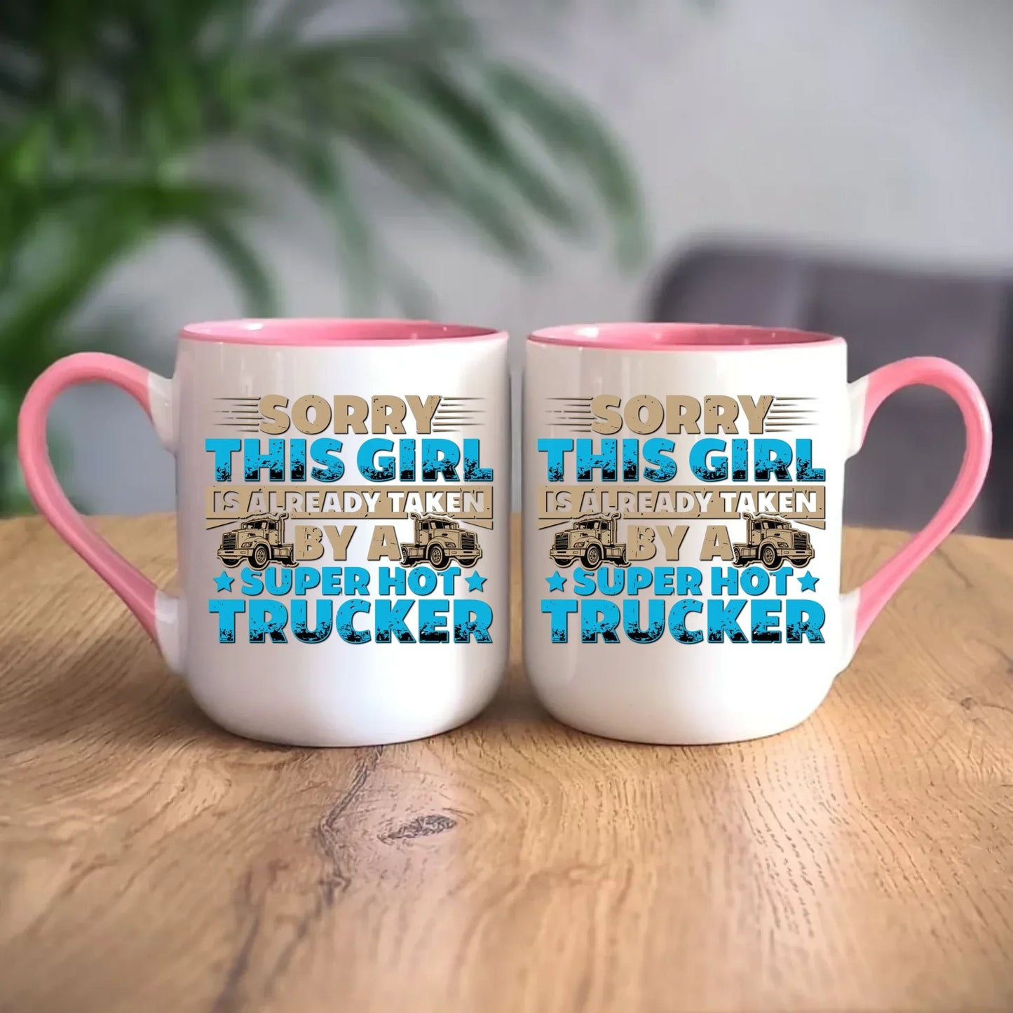 Ta dziewczyna jest już zajęta | Kubek dla truckerki ZKT12 - StoryCups.pl