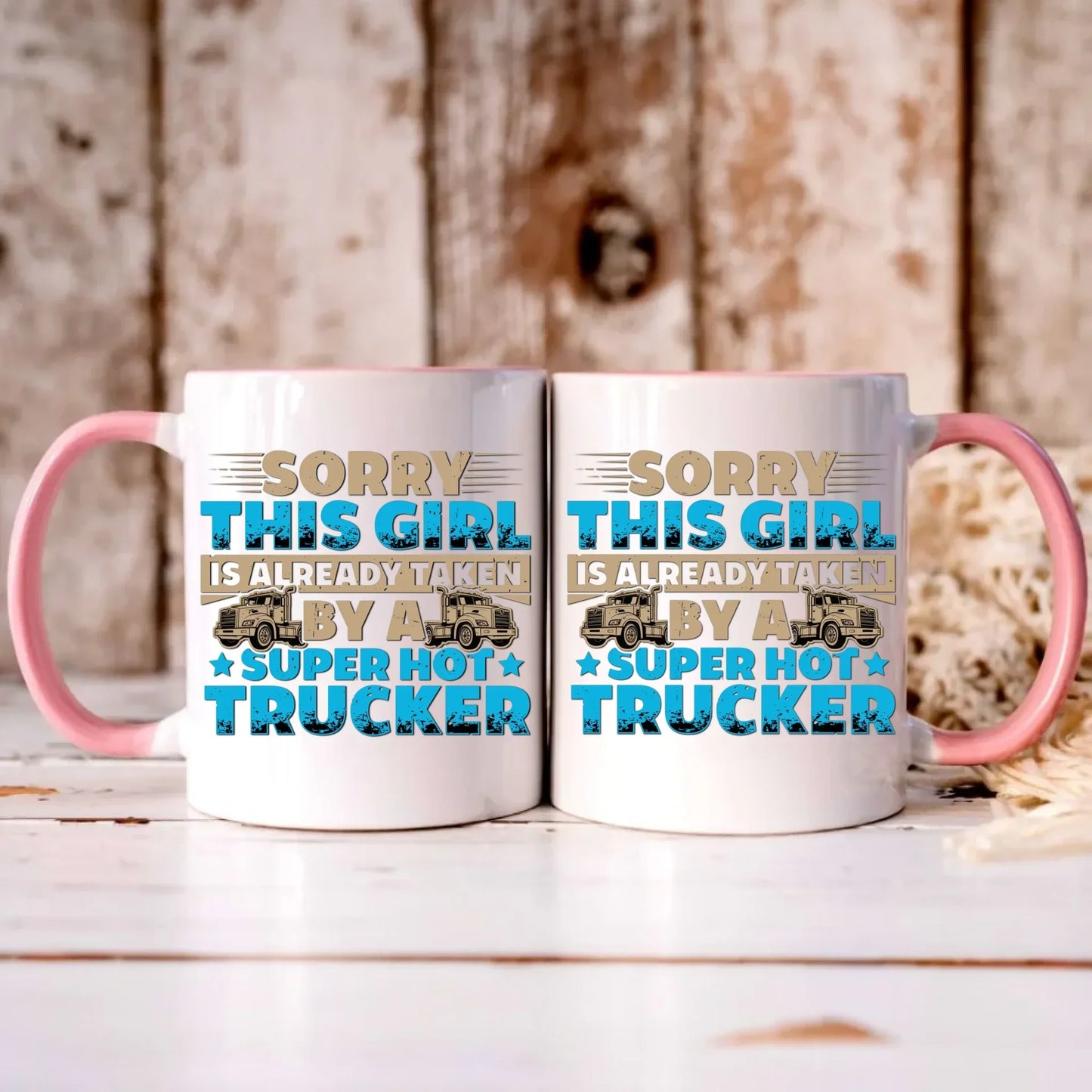 Ta dziewczyna jest już zajęta | Kubek dla truckerki ZKT12 - StoryCups.pl