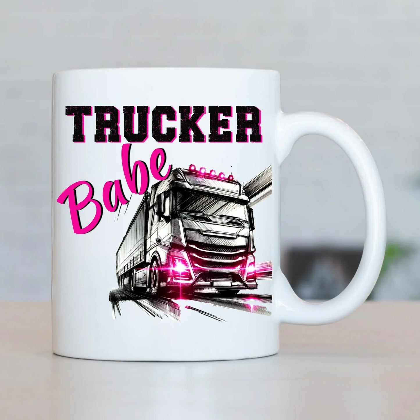 Trucker Babe | Kubek dla truckerki ZKT13 - StoryCups.pl