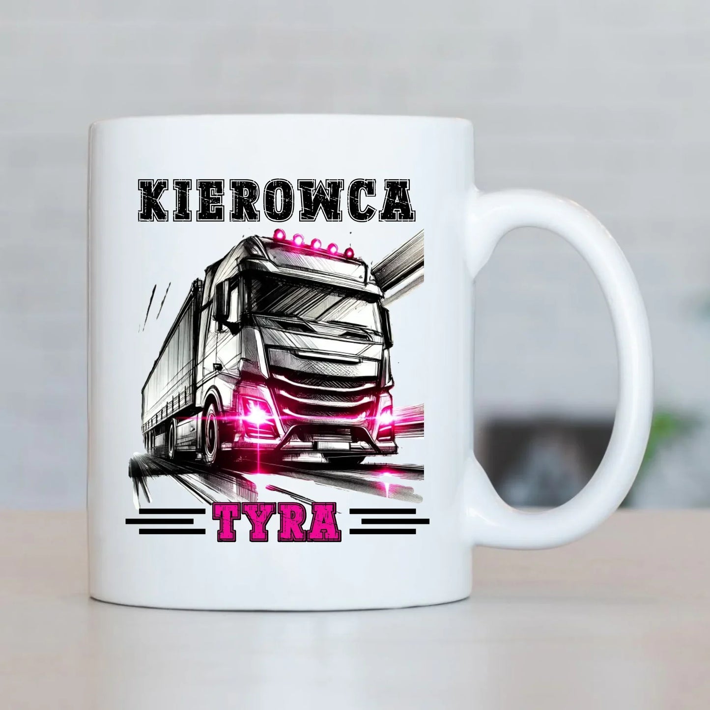 Kierowca tyra | Kubek dla truckerki ZKT15 - StoryCups.pl