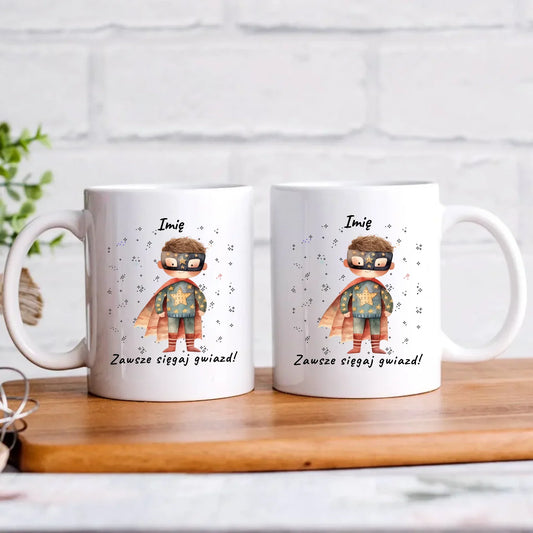 Zawsze sięgaj gwiazd | Kubek dla dziecka DD06 - StoryCups.pl