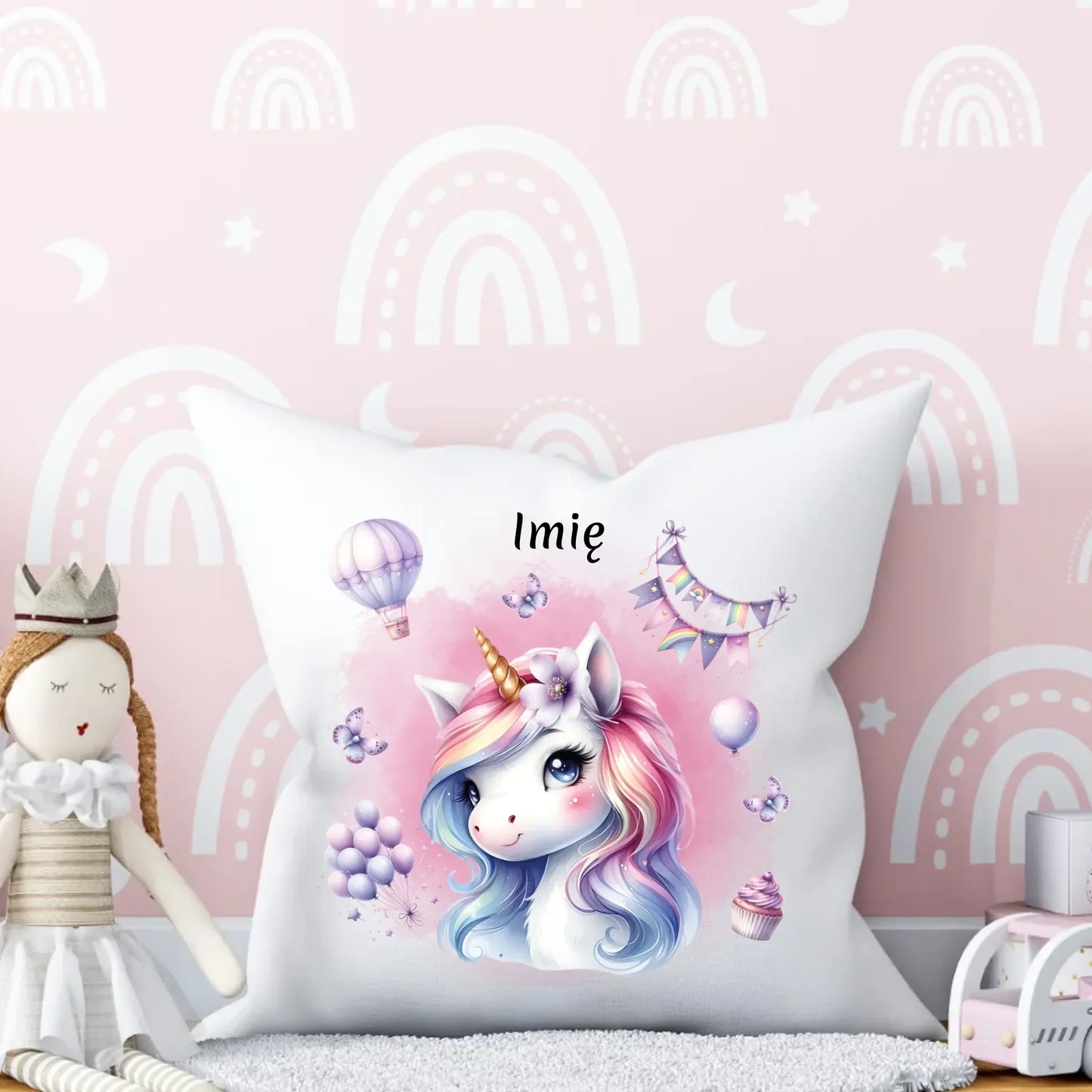 Jednorożec | Poduszka dla dziecka DD08 - StoryCups.pl